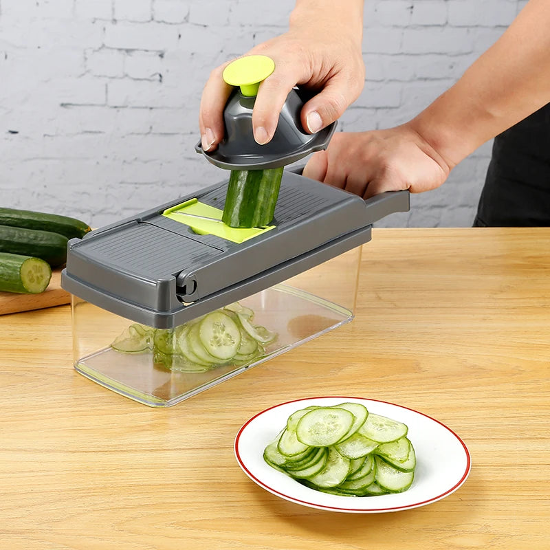 Multer Kitchen Vegetable Slicer Dicer Cut