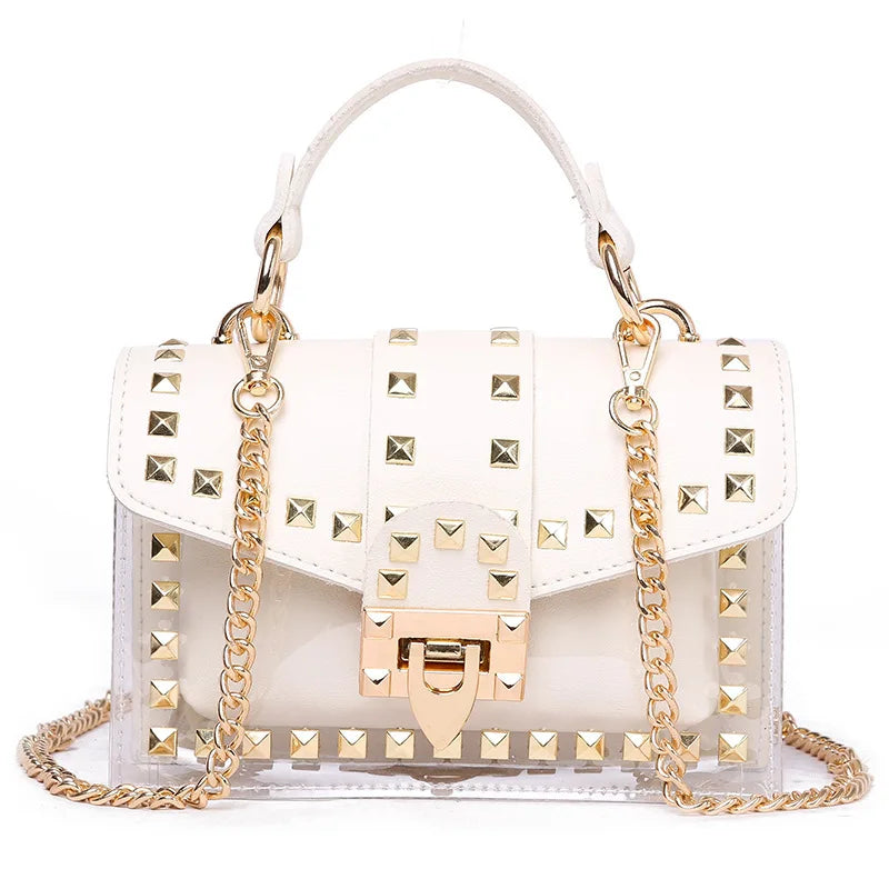 2022 New Chains Rivet Women Handbags