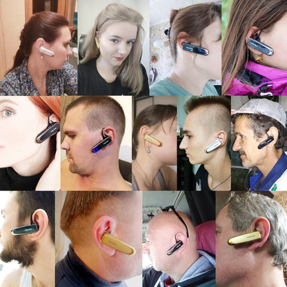 New Bee Bluetooth Headset V5.0 Wireless Earpho Earpiece