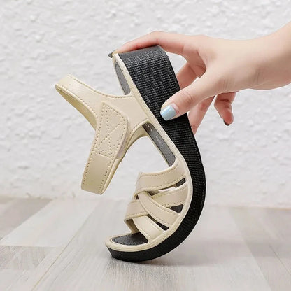 Sandalias de tacón de 4cm para mujer, zapatos