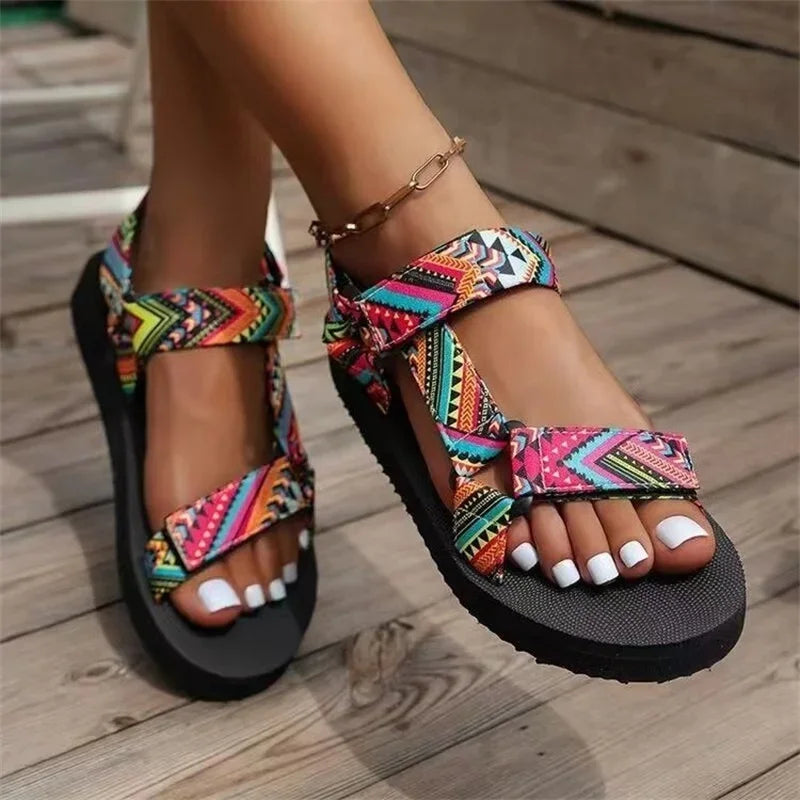 2023 Summer FlCasual Slippers Large Size Women Sandals