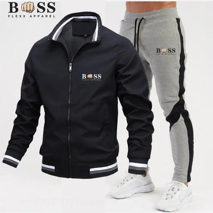 per Stand Collar Sports Suit Jogging Fitness