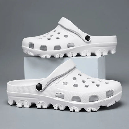 Large Size Men's Slippers with Holes Men's Home