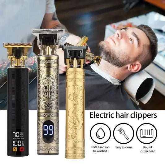 T9 Professional Hair Cutting Machine Wireless Electric Hair Trimper