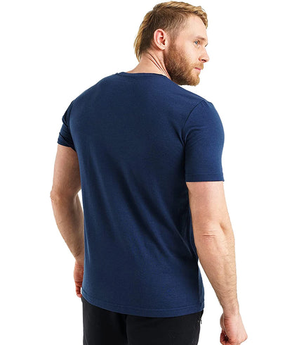 100% Merino Wool T-Shirt Men Short Sleeve Merino Shirts