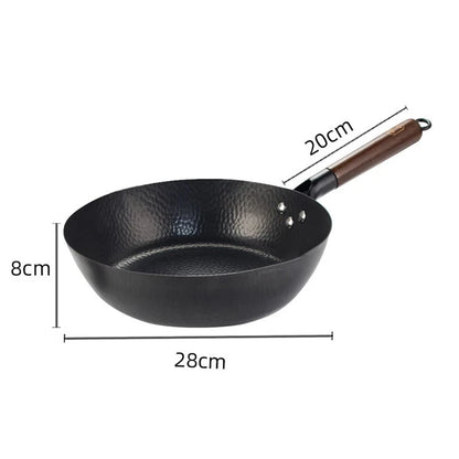 28cm Wok Pan Steak Cooking Pot Non Stic Wok Pan