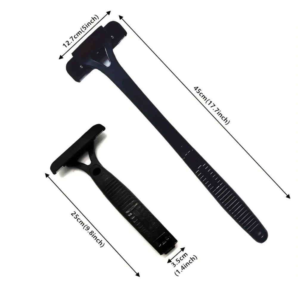 Long Handle Folding Shaver for Men