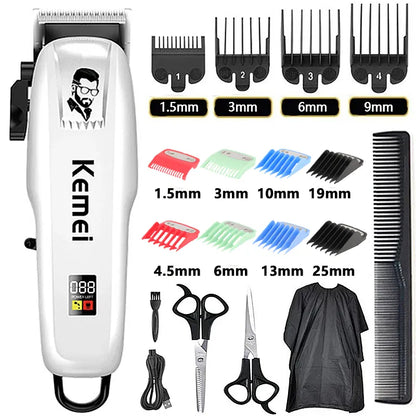 Kemei Professional Hair Clipper Rechargeable Hair