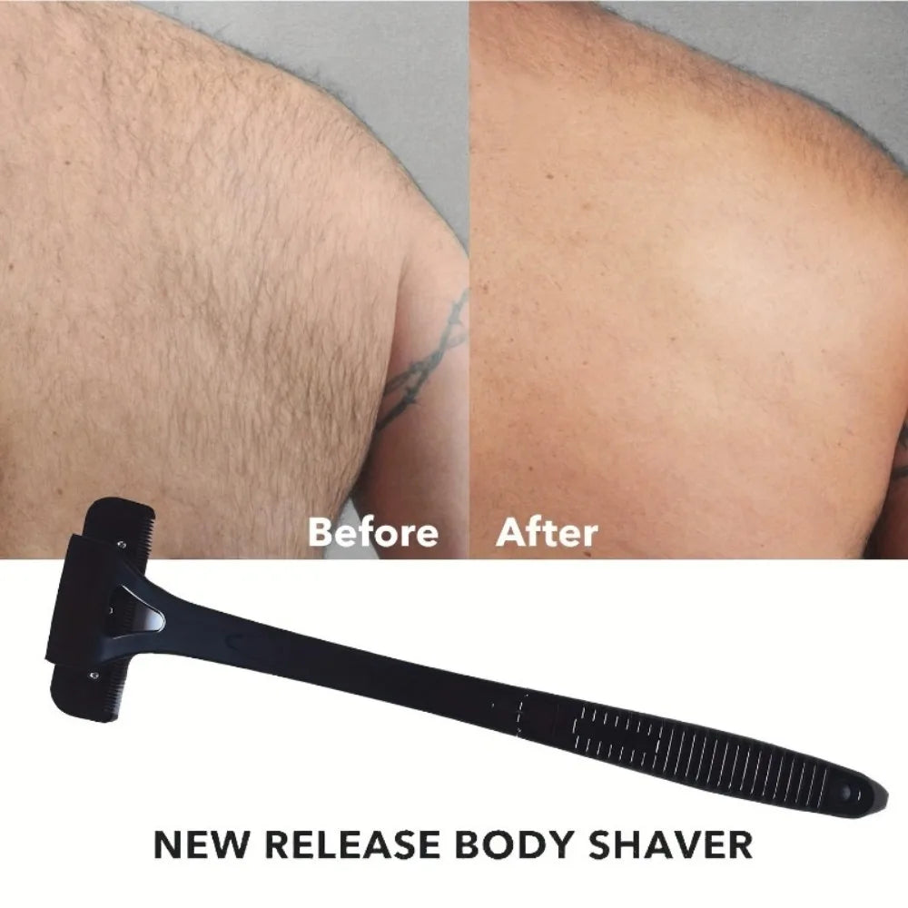 Long Handle Folding Shaver for Men