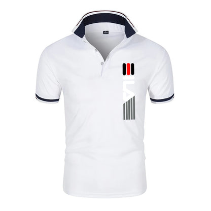 2023 Summer New Men's Lapel Anti-pillin Polo Shirt