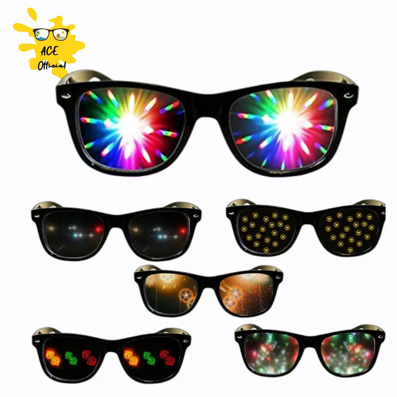 Funny Sunglasses Love and Star