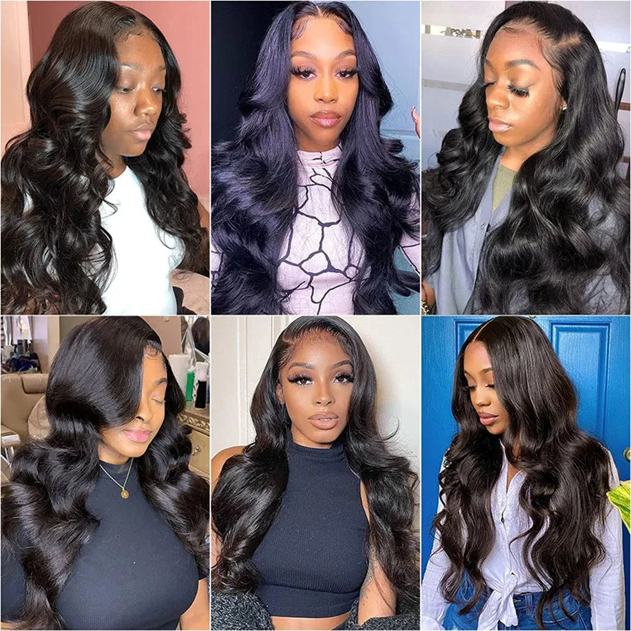 Body Wave Lace Front Wig 13x4 13x6 30 32 34 36 38 Inch 4x4 L
